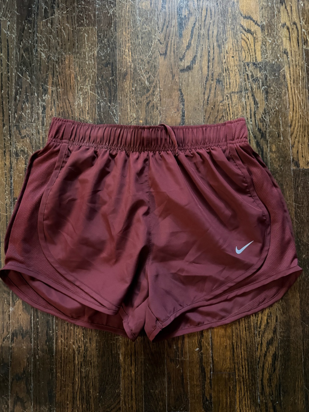 Nike Women's Maroon Athletic Running Shorts